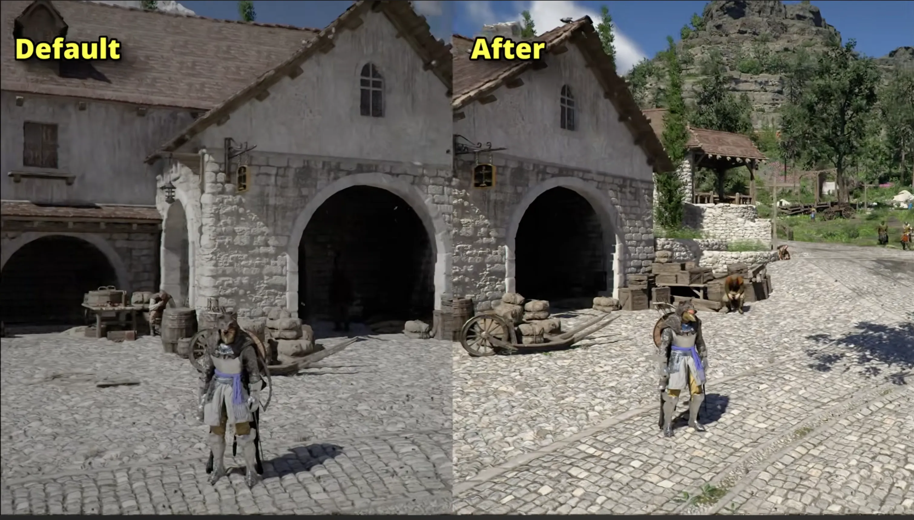 Порівняння HDR — дефолт проти виправленого